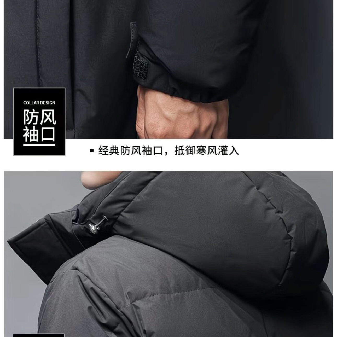 极寒东北羽绒服2026年秋冬潮牌过膝款加厚保暖超长款情侣装外套 米白色(男女同款) M (100-110斤左右)