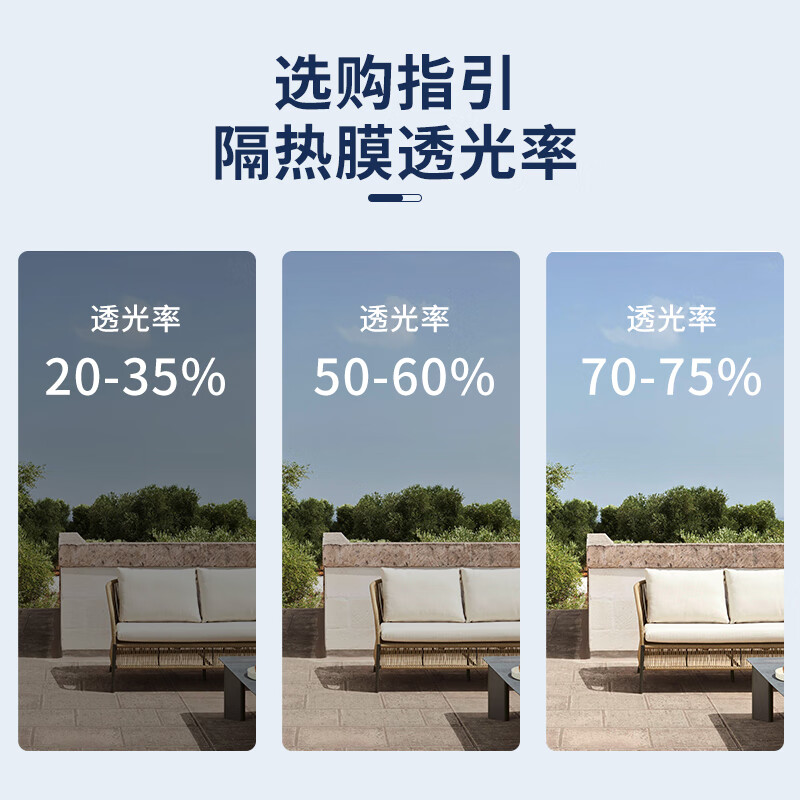 美纳美防晒隔热膜家用窗户玻璃贴膜单向透视太阳膜卧室厨房阳台遮光贴纸 【防晒隔热】钻石灰90cm*5米