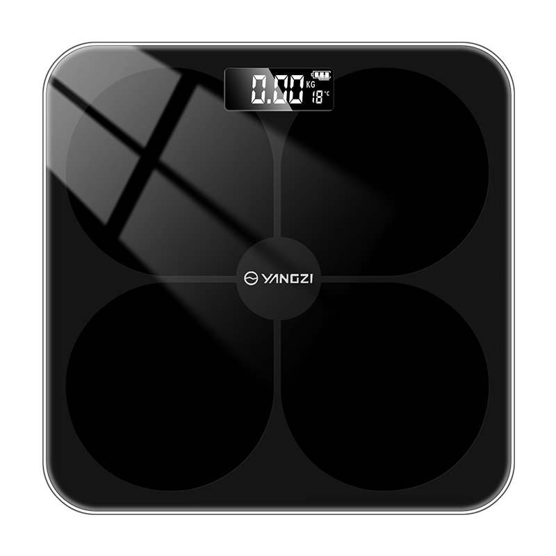 百亿补贴:扬子体重秤 电子秤 家用精准人体秤健康秤减肥成人体重计男女 精准体重秤/四叶草黑/电池22.9元