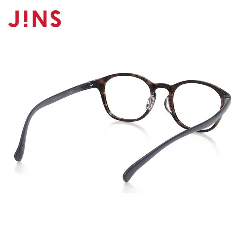 睛姿(JINS)含镜片近视眼镜男女居家休闲舒适佩戴可加配防蓝光镜片UGF23A074 293灰色玳瑁