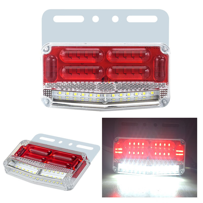 大货车led边灯24v新款n9超亮双排照地防水强光侧灯腰灯n9双排照地