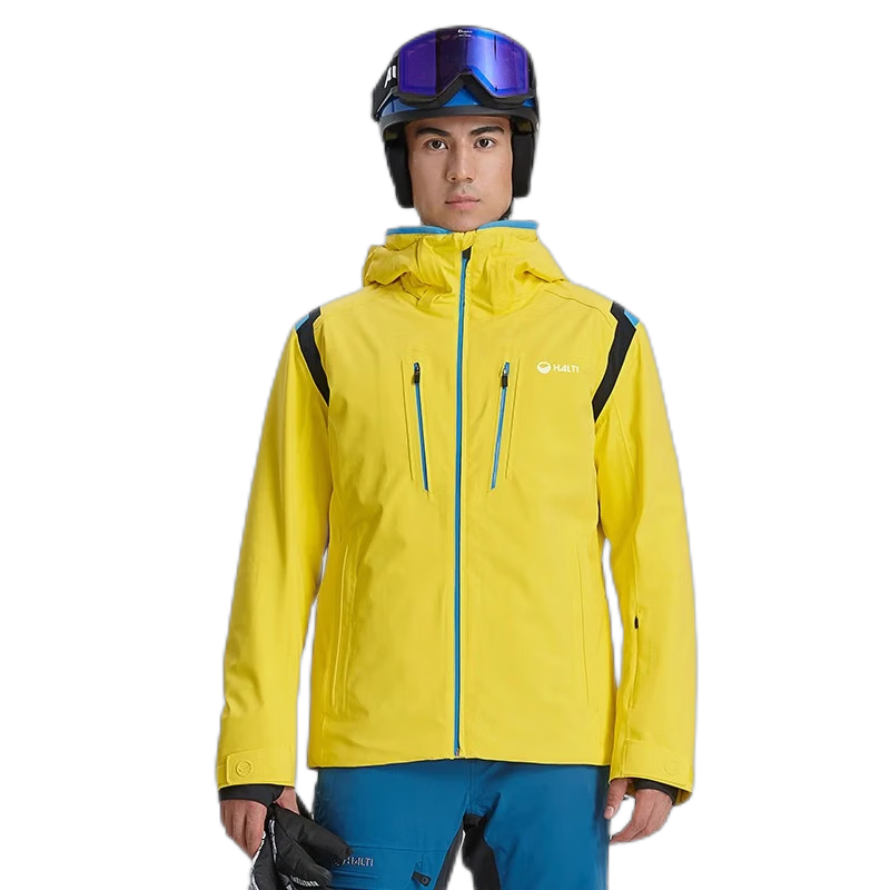 HALTI哈爾迪男士滑雪服防風(fēng)防水透氣舒適工裝風(fēng)雪服H106-0053 金鳳花黃色 L (175)