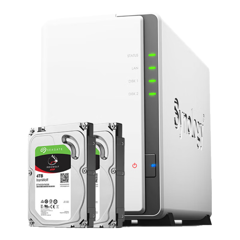 Ⱥ�ͣ�Synology��DS223j ����2��ϣ��(Seagate) 4TB����IronWolf ST4000VN006Ӳ����װ 2891.47Ԫ