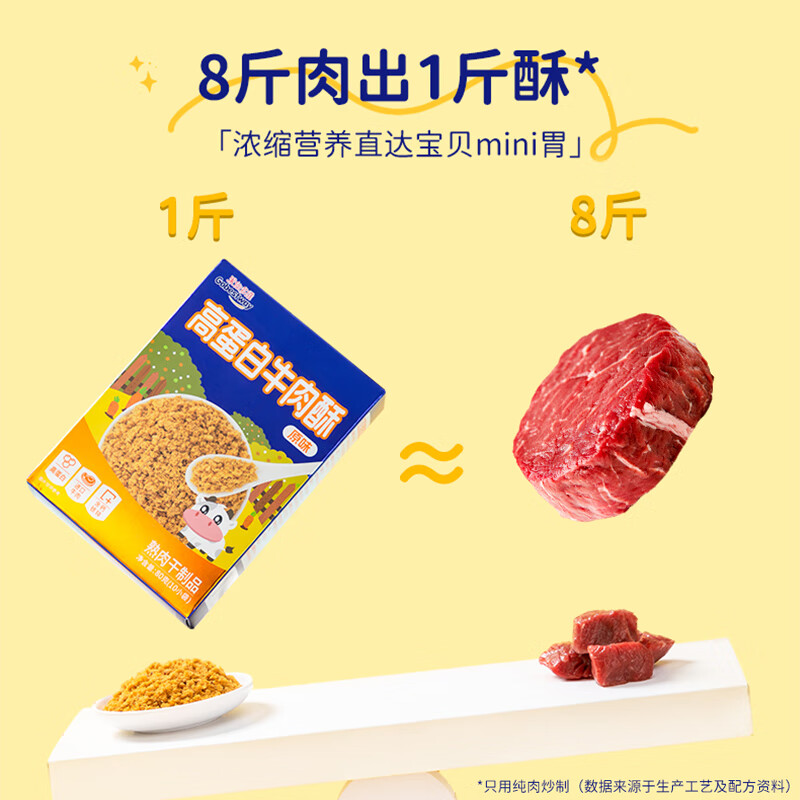 果仙多维儿童零食 营养肉松 拌饭料儿童下饭菜调味料 营养肉酥 肉酥（猪肉+牛肉）
