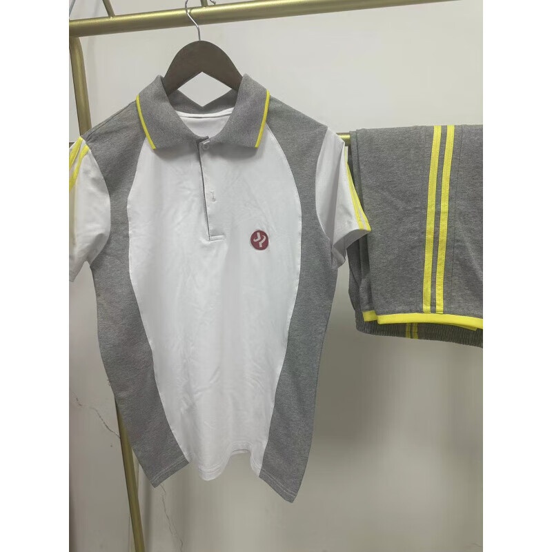 芭麦图天津一中滨海学校秋季夏季纯棉 校服套装  单件也可定 加绒裤子