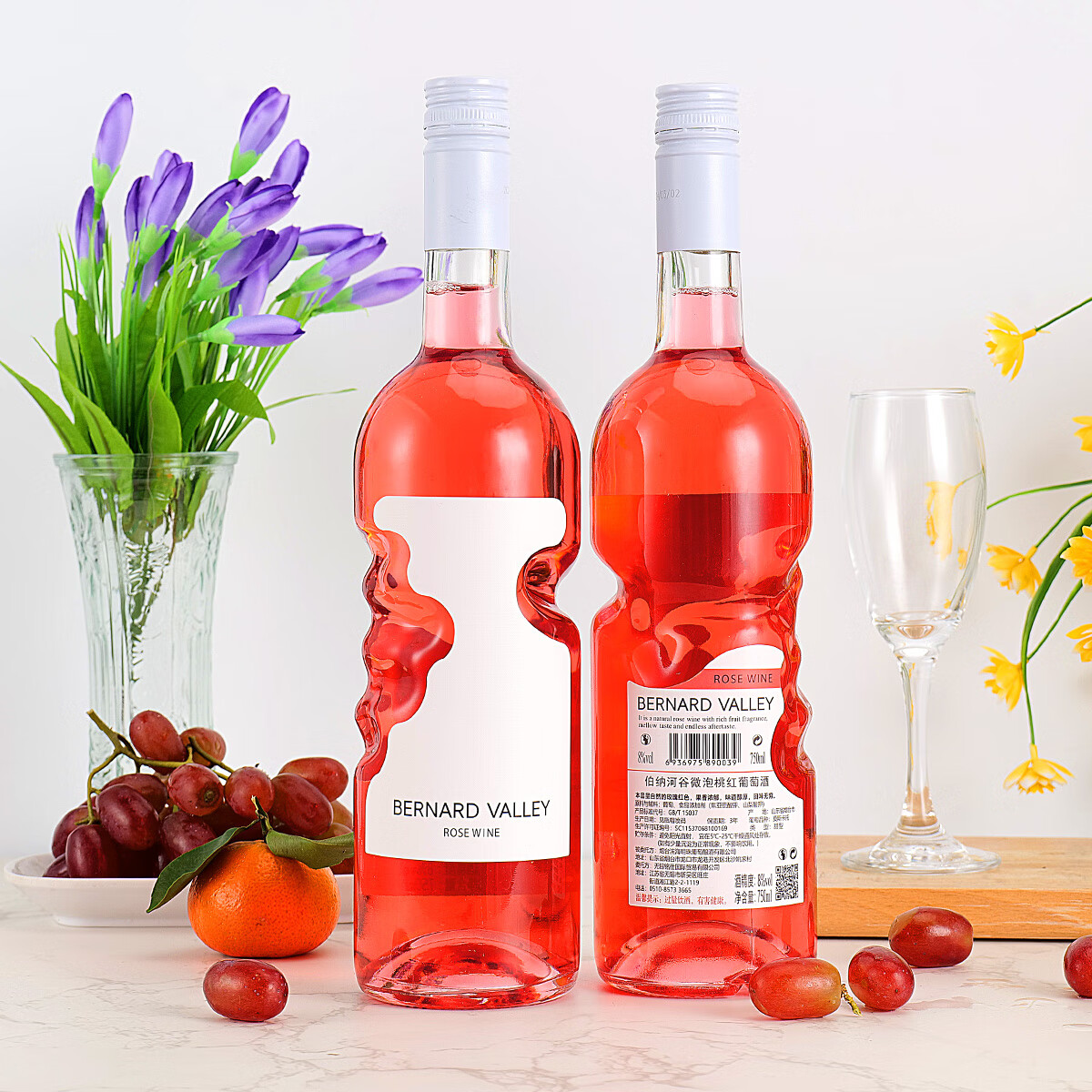 伯纳河谷天使之手甜白桃红莫斯卡托moscato微气泡起泡酒甜酒葡萄酒