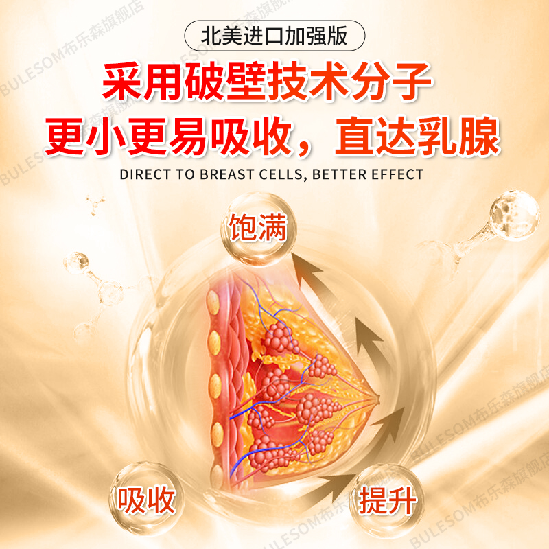 进口木瓜葛根饮粉片多肽饮胶原蛋白肽片搭胸部产品丰姿胶囊快速用 5瓶女神价【只需3瓶的价格】搭木瓜葛根多肽饮喝