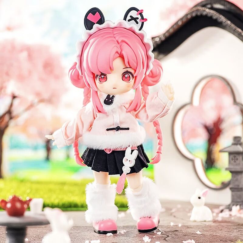 曼妮顿nagi兽仔游学季系列盲盒12分可动人偶可爱女生礼物摆件3代 3代