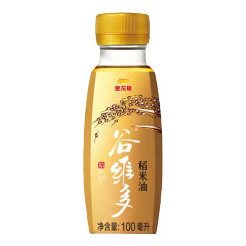 金龙鱼谷维多特级稻米油100ML食用油宿舍小瓶家用植物油菜籽油厨房炒菜 谷维多特级稻米油100ML*1瓶