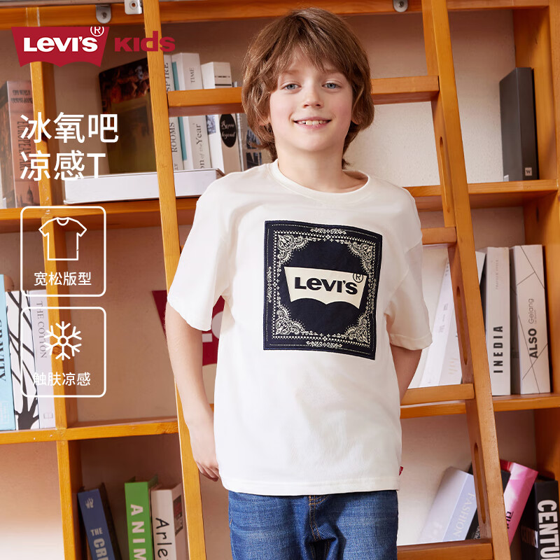 Levi's��ά˹ͯװ�ļ��¿���ͯ����������T����ͯ���Ŷ������� �ǹ��� 110 /56 ����������104-110cm�� 66.5Ԫ