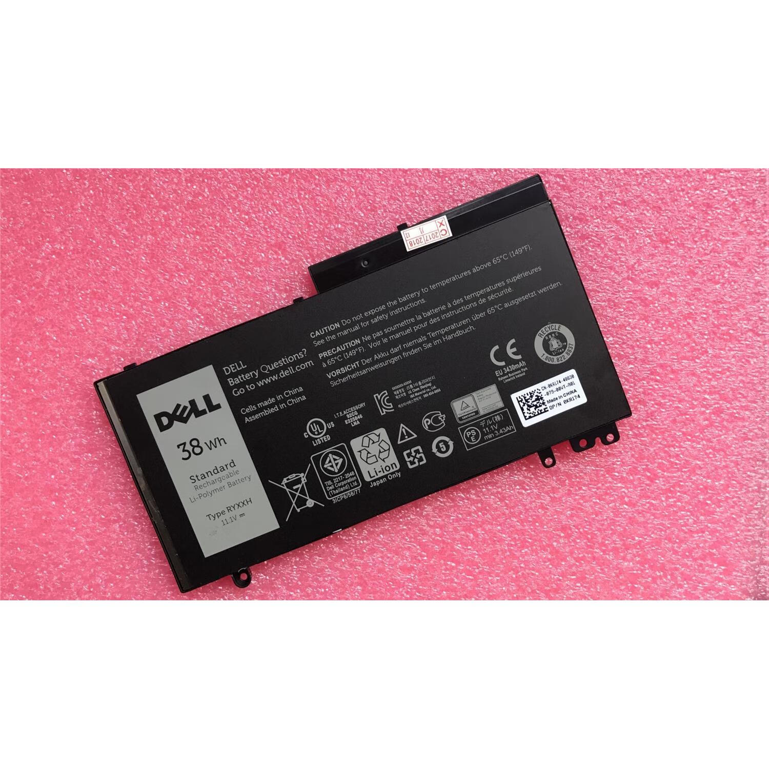 deli原装 戴尔dell latiude 12 5000 e5250 ryxxh 5tfcy 笔记本电池