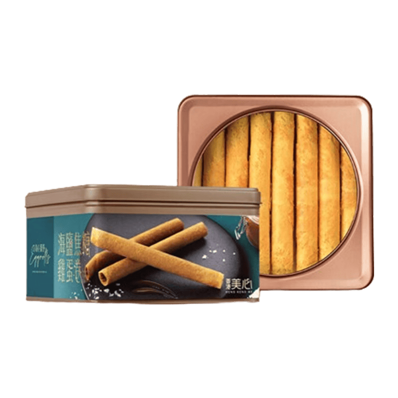 美心（Meixin）海盐焦糖鸡蛋卷448g（32条装）黄油鸡蛋卷节日送礼 效期至3月6日 美心海盐焦糖鸡蛋卷(32条装)448g