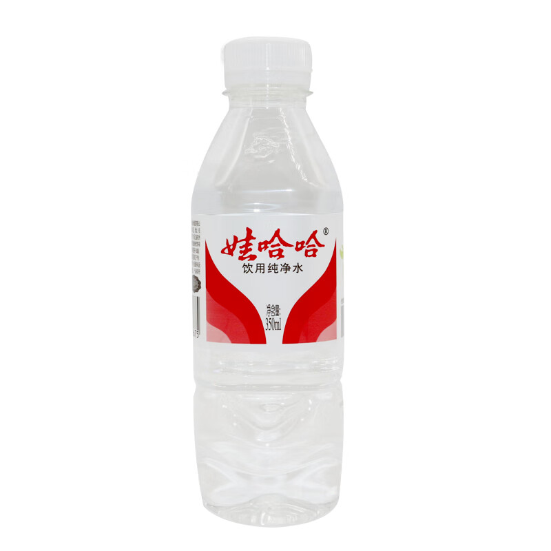 娃哈哈纯净水 350ml*24瓶 整箱装 小瓶装饮用水 会议接待用水 出游用水