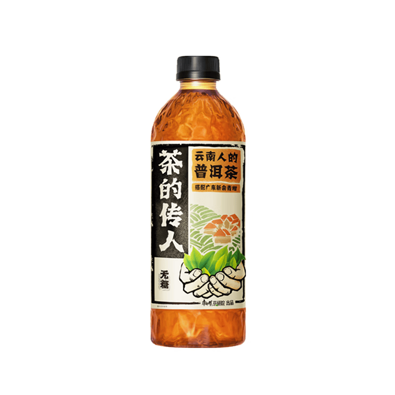 康师傅茶的传人 青柑普洱 铁观音 无糖茶饮料 云南人的青柑普洱 500ml*15瓶