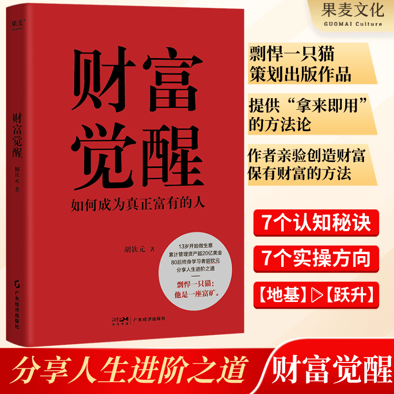 财富觉醒 胡钦元 励志成功 致富之书 果麦出品