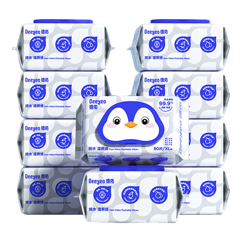 ���ڲ��������Ӵ�ˮʪ��ֽ��ͥװ80��*10��XL�� ʪֽ����ֽ����ʪ������ֽ 250.89Ԫ��3��(��83.63Ԫ/��)