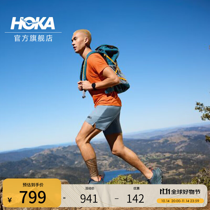 HOKA男女款秋季沐风版户外徒步鞋ANACAPA BREEZE LOW登山 黑色 / 黑色-男 40