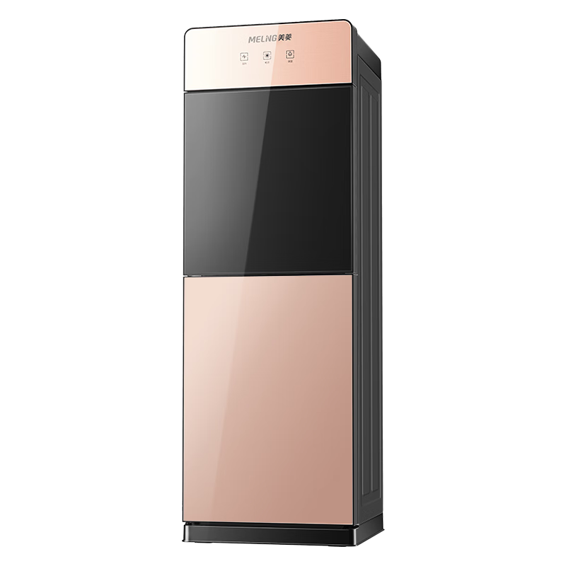 美菱（MeiLing） 饮水机立式家用办公双开门柜式温/冷热型快速加热饮水器 店长推荐丨按钮取水丨304不锈钢内胆| 制热型