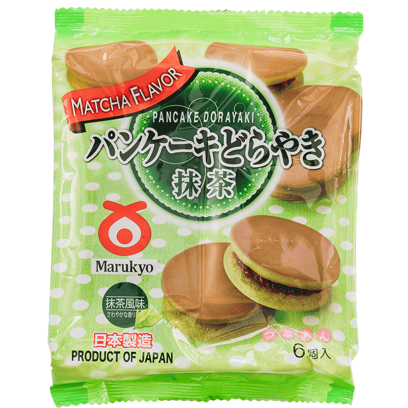 丸京抹茶味铜锣烧蛋糕310g 进口西点休闲零食品网红办公室零食