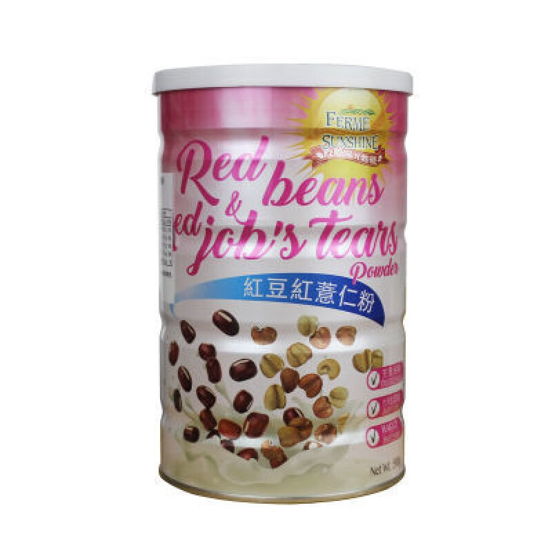 欣园阳光谷绿红豆红薏仁粉罐装薏米粉即食冲泡代餐粉 500g