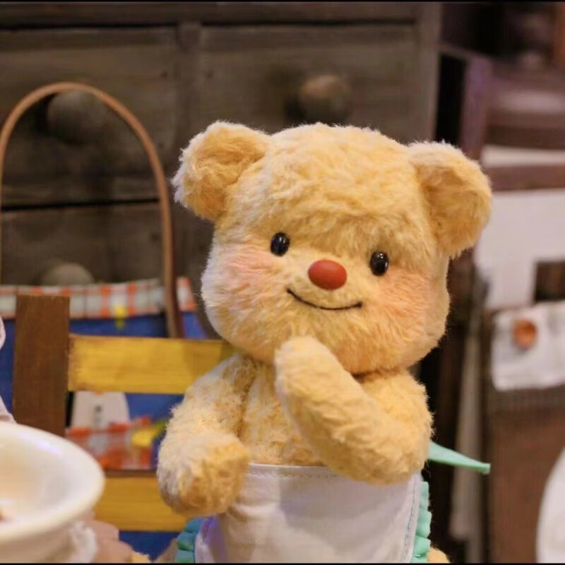 萨默斯【首单立减】黄油小熊玩偶大号butterbear泰国黄油小熊玩偶挂件毛 30cm黄油小熊全身关节可动可站立 通用尺寸