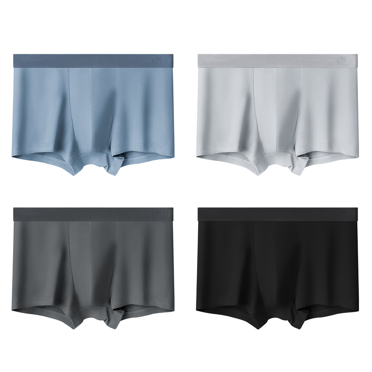 京东京造【安全灭菌】纯棉男式内裤男10A抗菌新疆棉平角内裤大码2XL