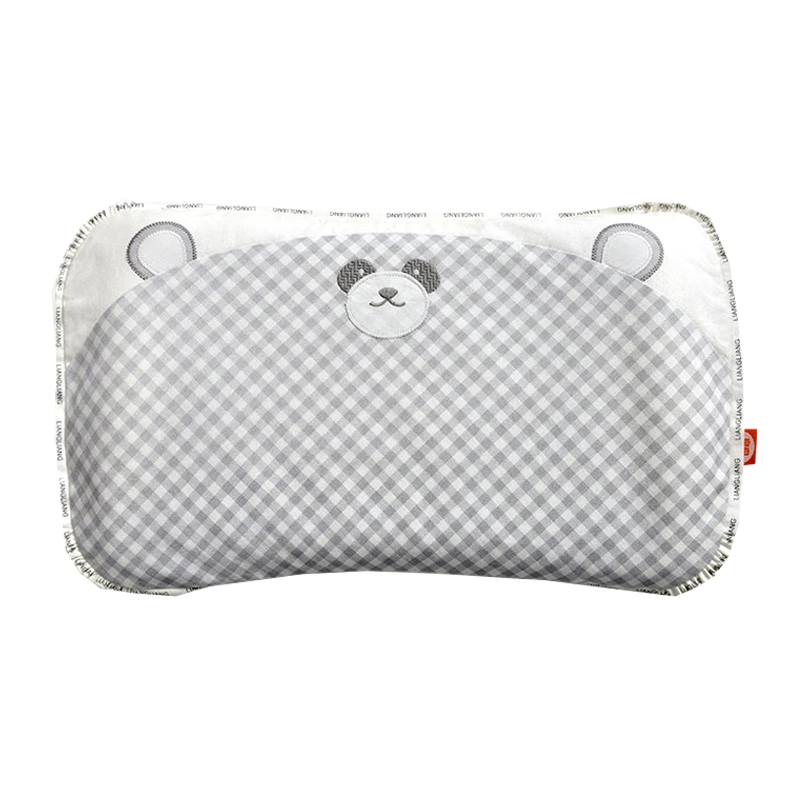 良良（liangliang）嬰兒枕頭6個(gè)月以上醫(yī)護(hù)級(jí)定型枕0-6歲兒童枕頭 護(hù)型排汗透氣抑菌 醫(yī)護(hù)級(jí) 3-6歲·小灰熊 單苧麻枕套 【科學(xué)護(hù)型】