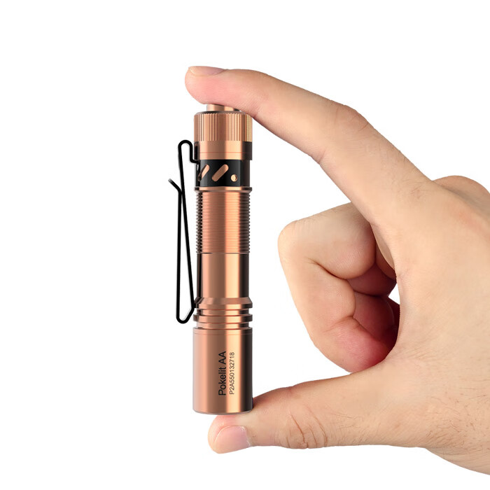 ACEBEAM PAA手电筒强光充电EDC便携户外防水LED超亮远射徒步露营登山夜爬 【特别版】PAA 红铜版本【真空保护膜拆除不予退换】