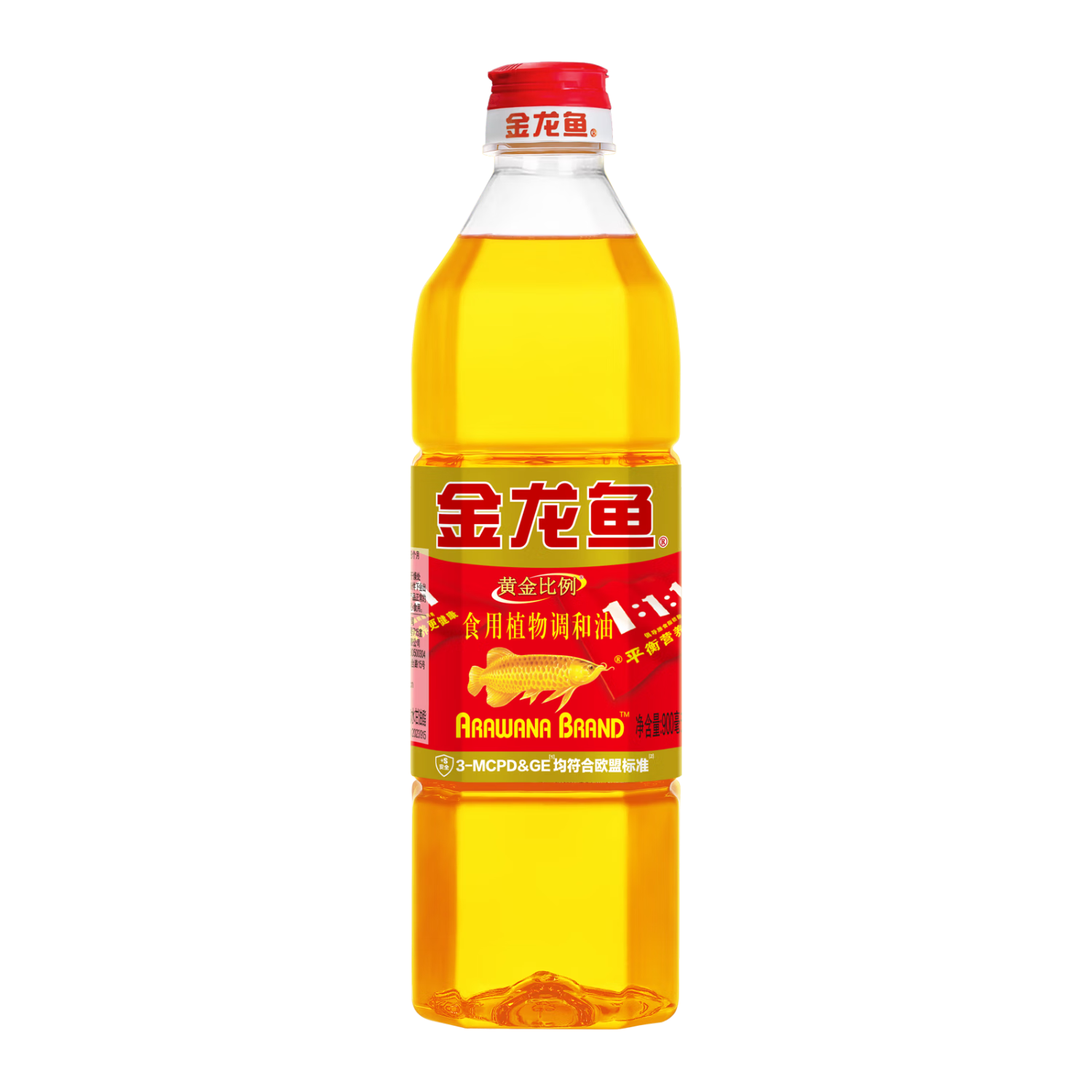 金龙鱼 食用油 黄金比例食用调和油 900ml(新老包装随机发货)