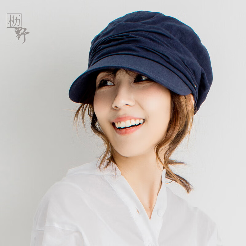 拉尔伦保罗日式复古帽子鸭舌帽春秋百搭时尚贝雷帽女防晒韩版休闲遮阳