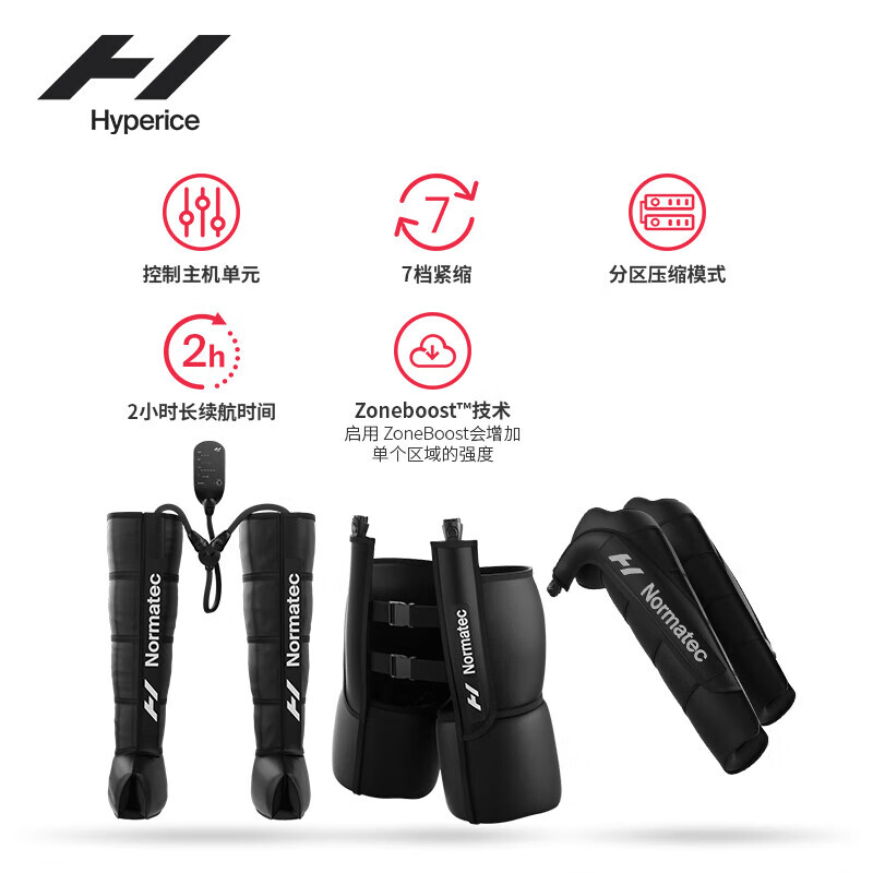 HYPERICE海博艾斯【咨询有礼】Normatec空气压缩恢复健身按摩气压放松套装 3.0气压全身套装（下单送好礼）