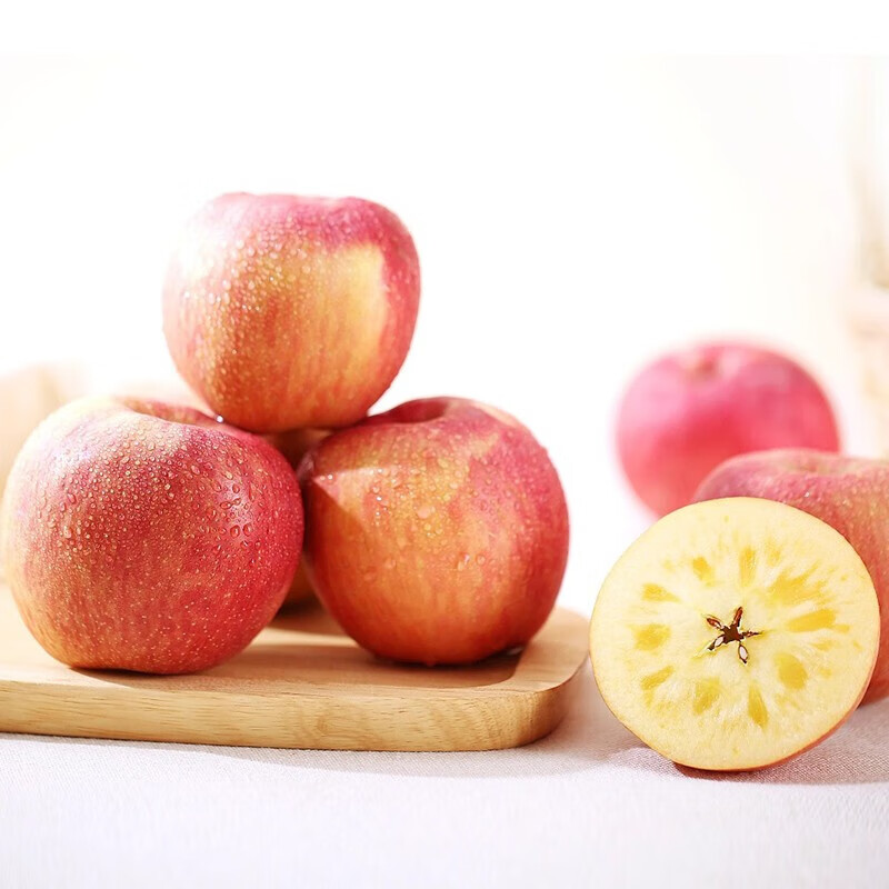 阿克苏苹果正宗新疆阿克苏冰糖心苹果当季应季新鲜时令水果整箱红富士丑苹果 【家庭装】净重8.5斤单果75-85mm