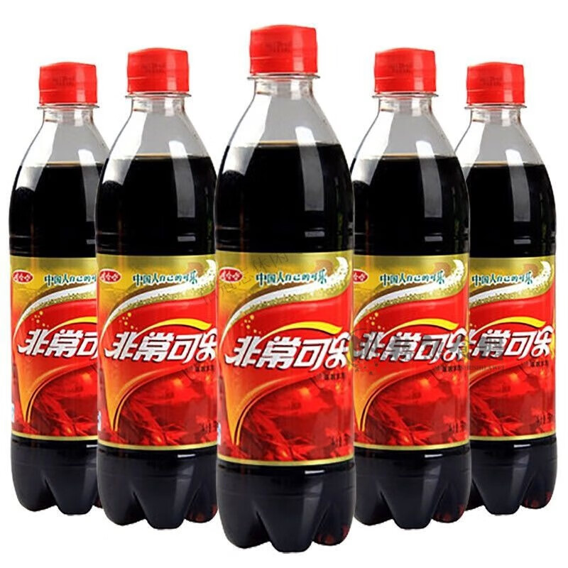 可局非常可乐非常柠檬碳酸饮料经典瓶装整箱 非常可乐500ml*6瓶散装