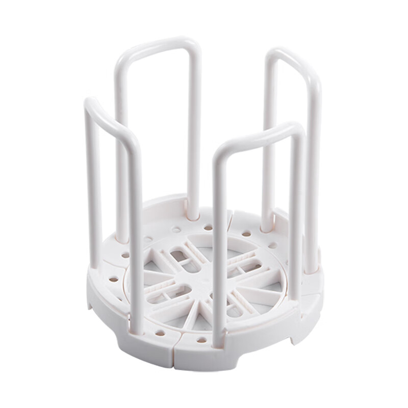 沥水放碗架子餐具碗筷置物整理收纳架 白色可伸缩款 1个装 碗口17cm以