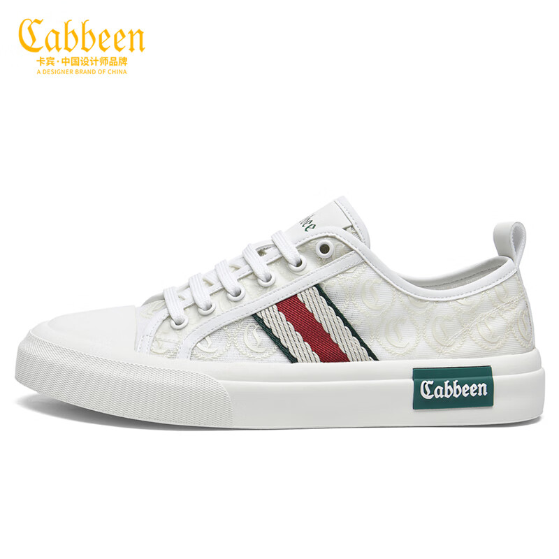 卡宾薄款鞋子男夏季透气帆布鞋男百搭低帮休闲板鞋男潮流轻便防滑男鞋 米白色 39 【=运动鞋40码】