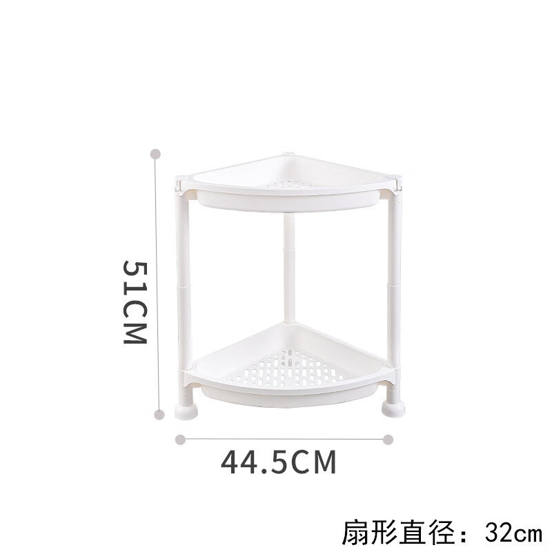 洗衣液收纳置物架卫生间浴室客厅零食架塑料墙角多层落地式三角架【 