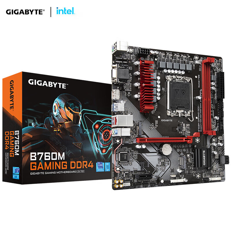 技嘉B760M GAMING AC魔鹰/ D2H/DS3H支持12代/13代酷睿处理器电脑主板 B760M GAMING DDR4  魔鹰