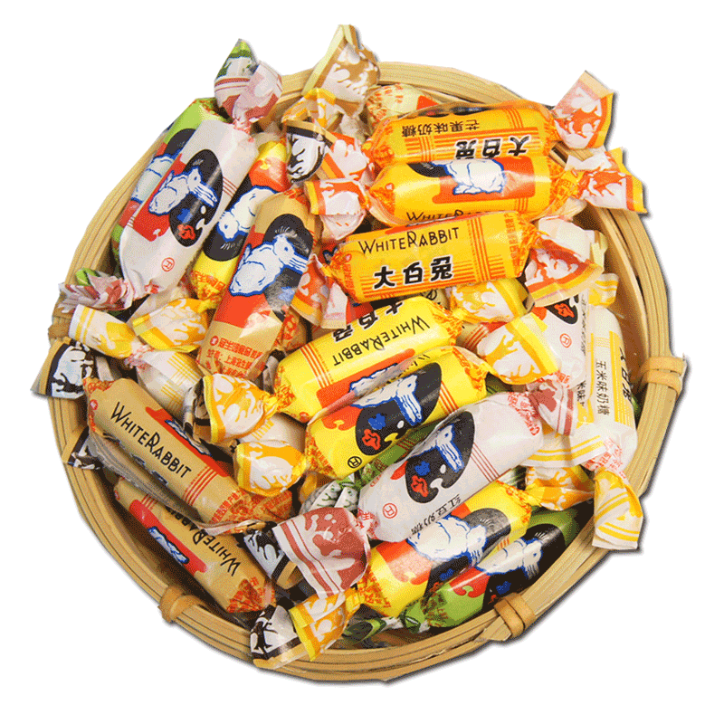 冠生园奶糖儿童糖果 400g/500g 结婚喜糖袋装零食节日年货 大白兔奶糖