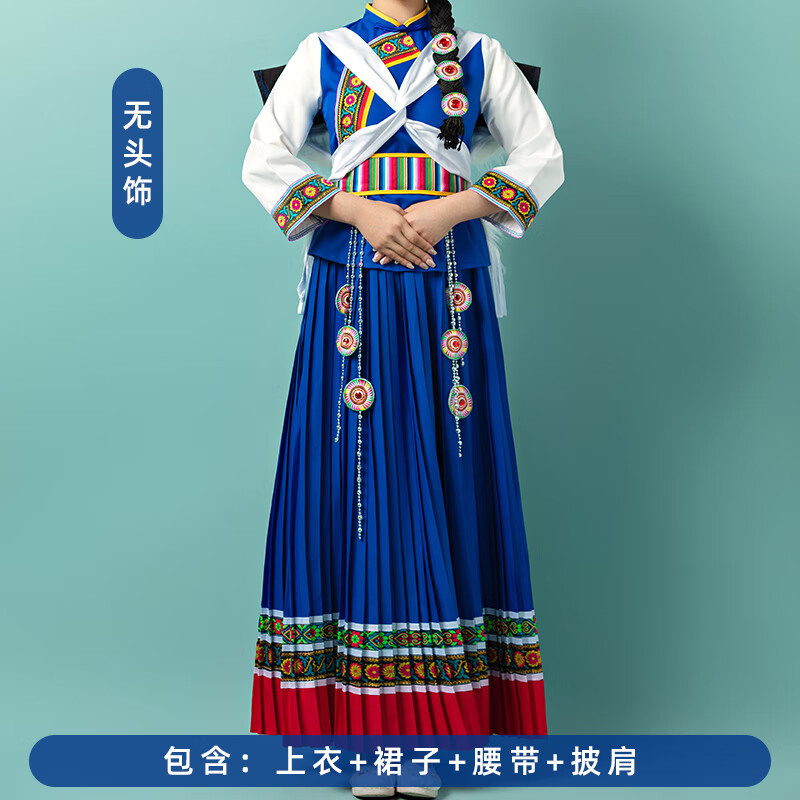 法比兔(fanbeeto)云南纳西族服装女56个少数民族服饰丽江披星戴月摄影