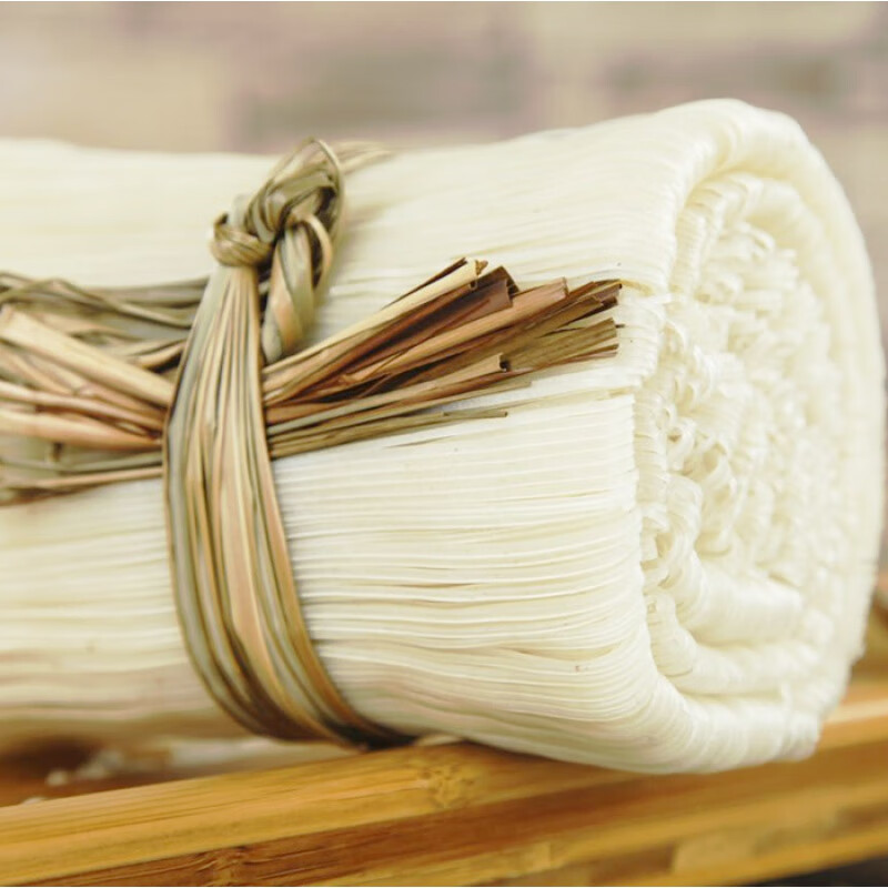 飞益森广西桂平罗秀米粉650克/扎水磨细粉米石磨粉刀切细扁粉 罗秀