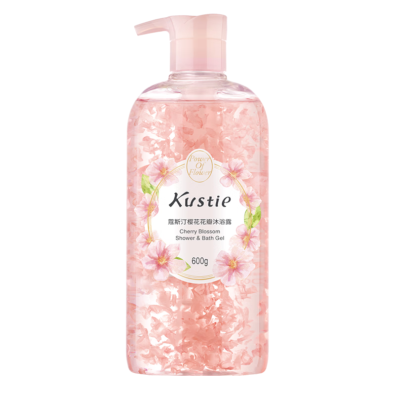蔻斯汀【戚薇同款】樱花花瓣香氛沐浴露600g 持久留香温和清洁滋润保湿