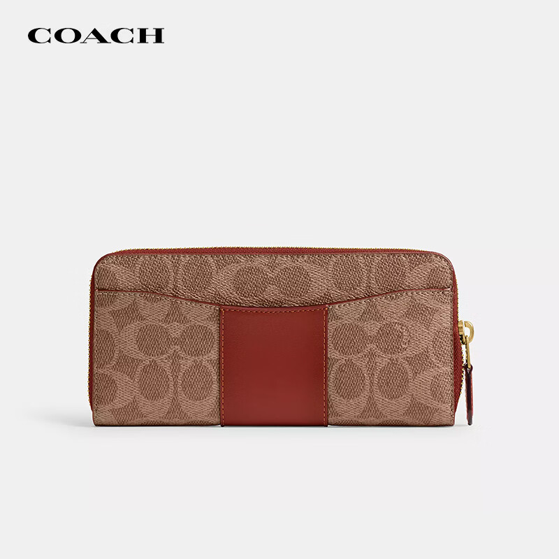 蔻驰（COACH）女士包经典印花手拿包钱包CS031B4NQ4【品牌授权直供】