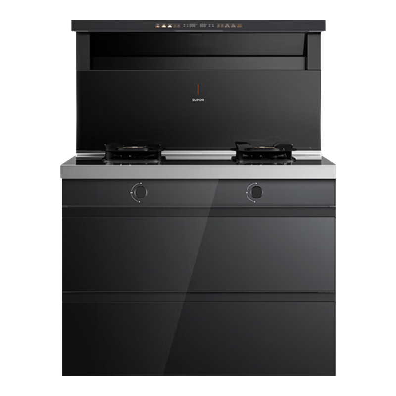 苏泊尔（SUPOR）集成灶消毒柜一体式二星级消毒大容量储物柜变频大吸力抽油烟机燃气灶具 UX10S液化气