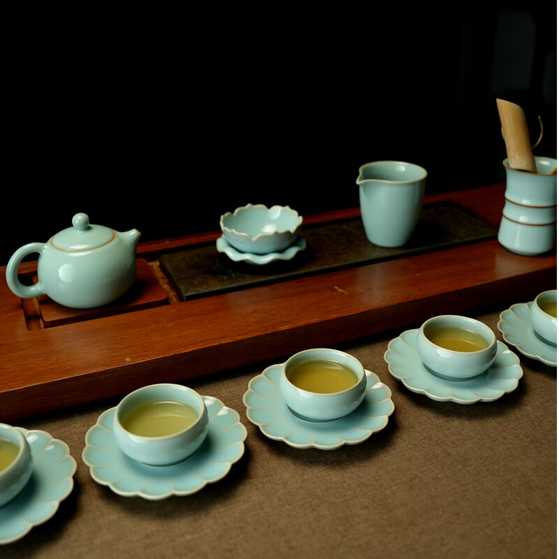 汝誉天下汝窑茶具茶壶西施壶井栏壶石瓢壶汝州汝瓷天青色冰裂纹茶具套装 西施壶(单壶) 220ml