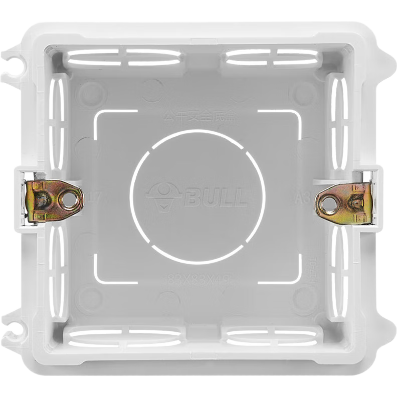 ��ţ(BULL) ���ز��� 86��ͨ�ð�װ�׺п��ز�����尵��H17 10ֻװ 14.19Ԫ