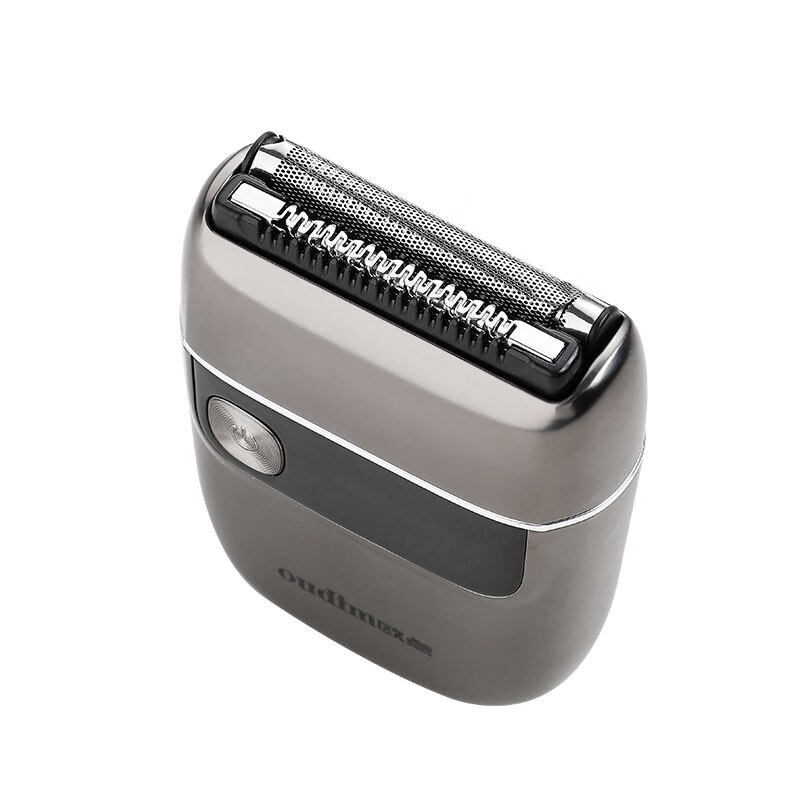 欧点往复式剃须刀迷你便携款男士电动胡须刀全身水洗刮胡刀 金属机身磁吸刀头 礼物男友老公 太空灰|金属机身|磁吸刀头|礼盒装