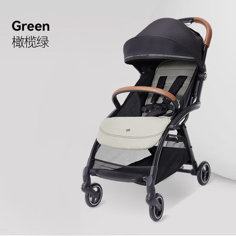 gb好孩子婴儿推车鲲鹏加宽座舱舒适避震可坐躺轻便折叠D2800 时尚款大座宽单手秒收 橄榄绿 京东折扣/优惠券