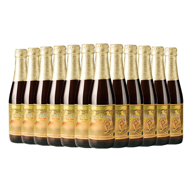 Lindemans林德曼 桃子 精酿果啤 啤酒 250ml*12瓶  比利时进口