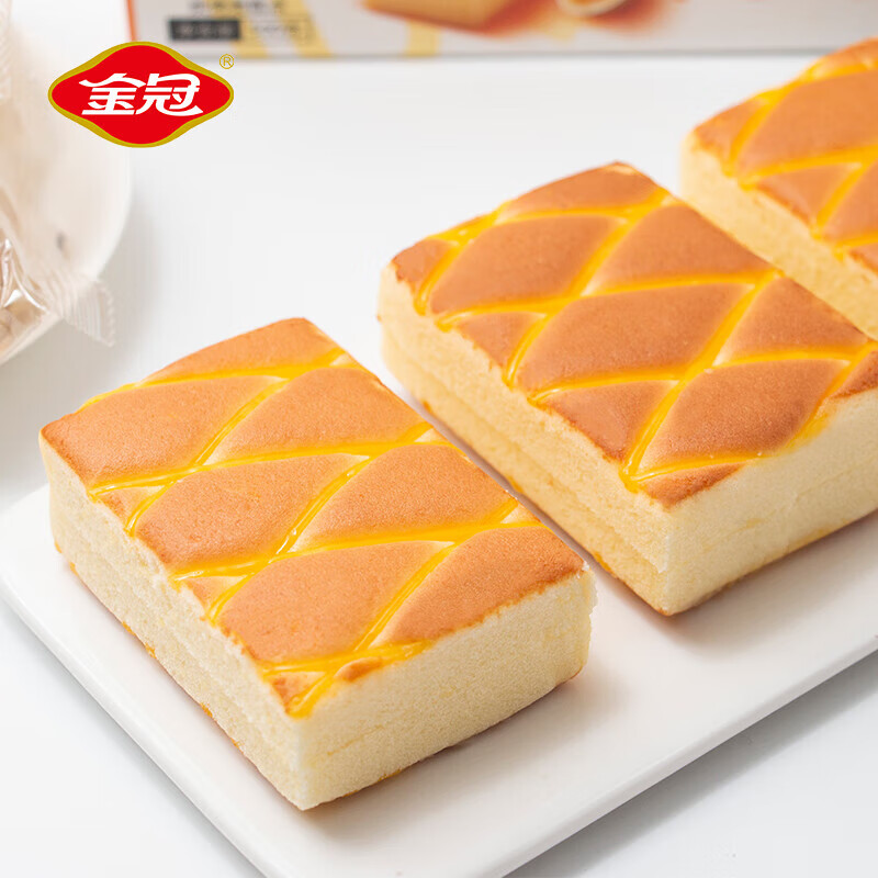 金冠咸味食品零食早点心 黄金咸味蛋糕500g