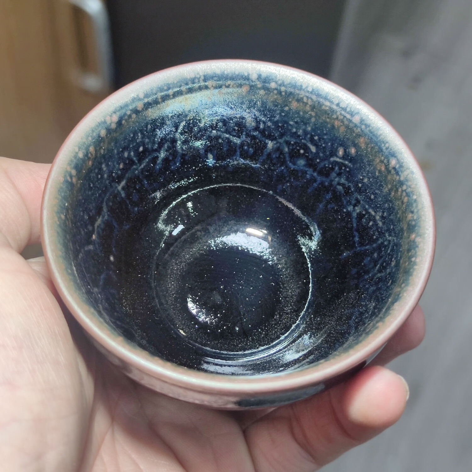 柴烧建盏-奇御坊作品(束口器型)